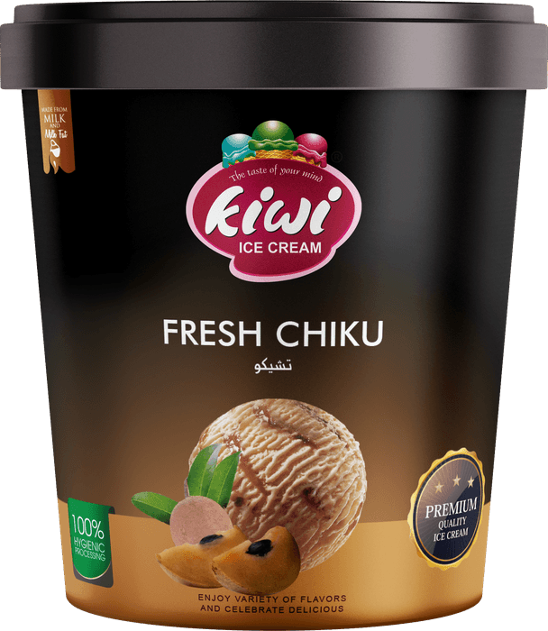 Fresh Chiku Ice Cream